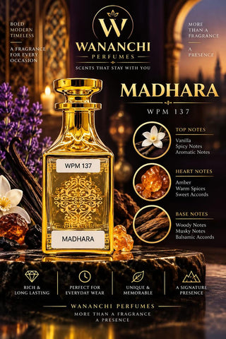 Madhara (WPM 137) Perfume Oil | Vanilla, Amber & Woody Fragrance